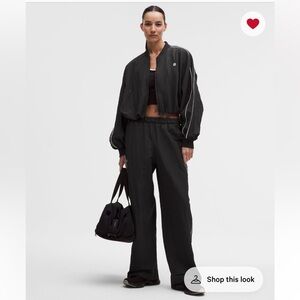 Lululemon Wordmark Nylon Mid-Rise Track Pant Size XS